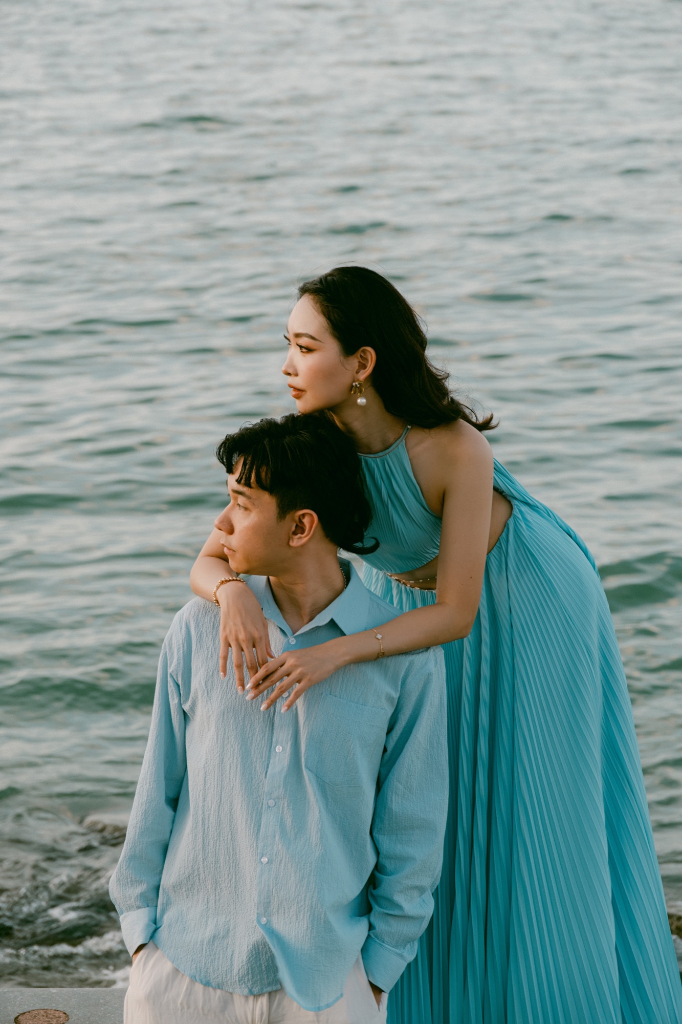 Prewedding photography by Desy Febriana at Sheerss